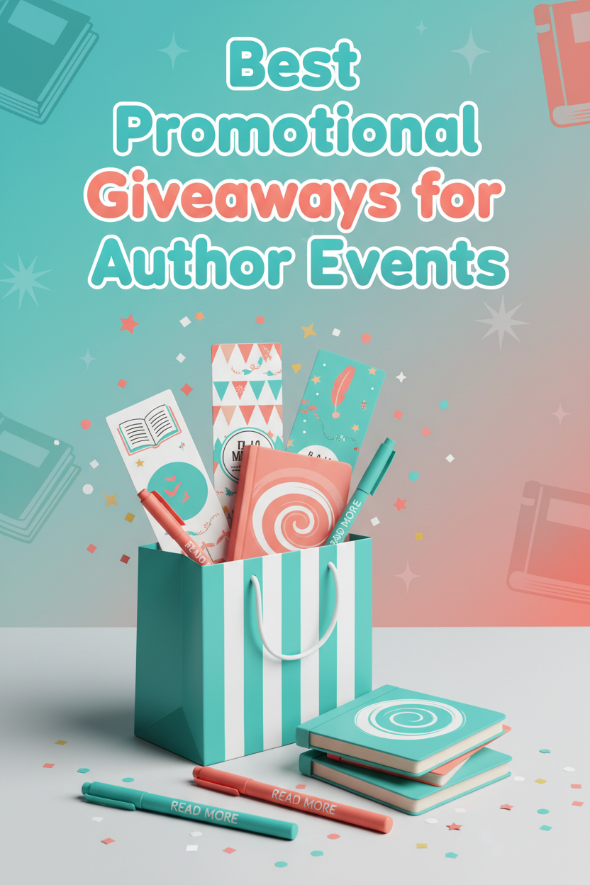 Guide cover for best promotional giveaways at author book events